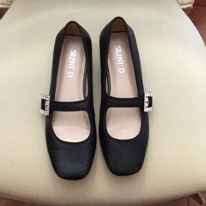 Anthropologie Silent D Rhinestone Ballet Flats